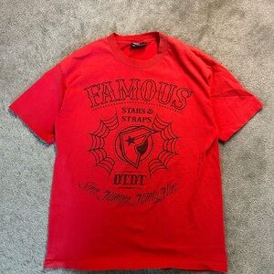 Vintage Famous Stars and Straps Y2K T Shirt Size Large Skate